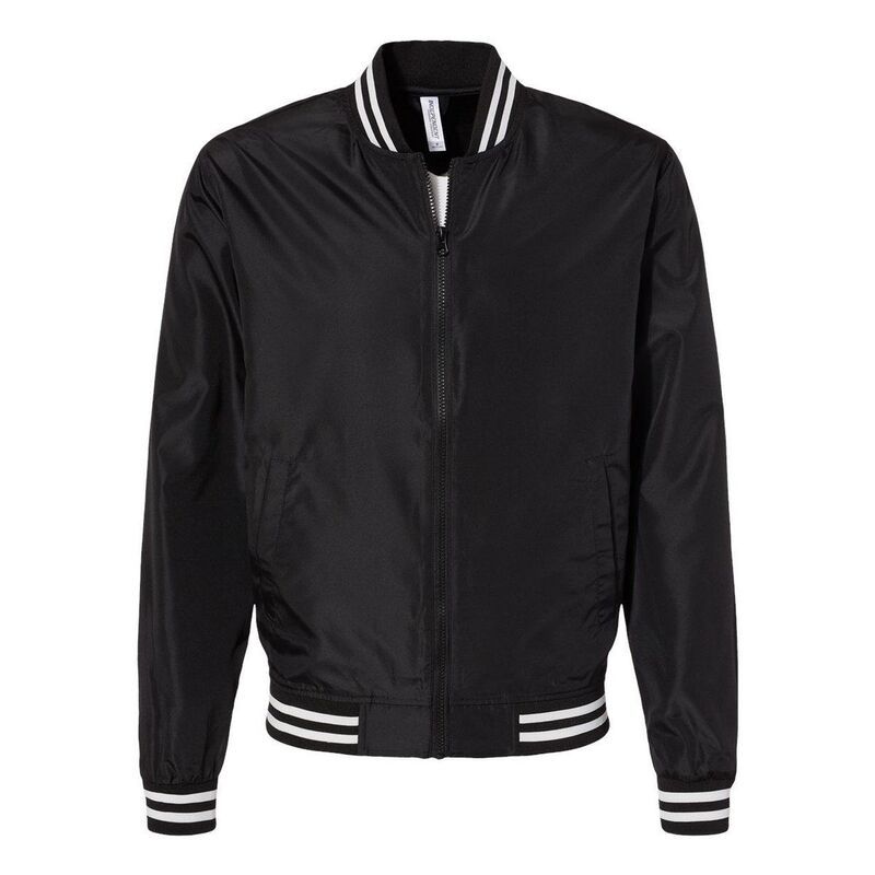 インディペンデントトレーディング レディース アウター ジャケット・ブルゾン Independentrading Co Lightweight er Jacket Black White ホワイト