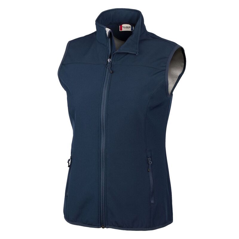 クリーク レディース アウター ジャケット・ブルゾン ベスト Clique Trail Softshellady Vest Dark Navy ネイビー