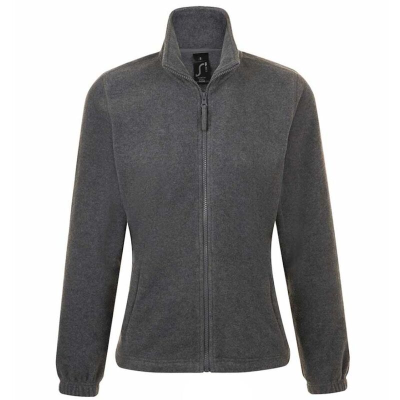 ソルズ レディース アウター ジャケット・ブルゾン フリース SOLS WomensLadies North Full Zip Fleece Jacket Gray Marl グレー