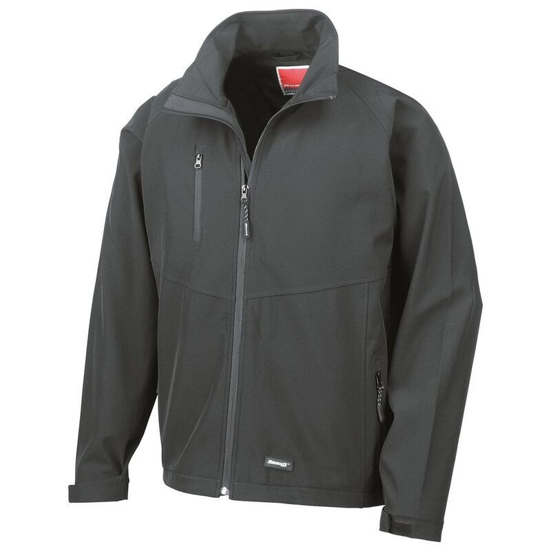 リザルト レディース アウター ジャケット・ブルゾン Result Mensoft Shell Jacket Black ブラック