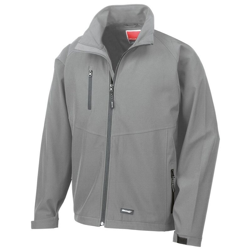 リザルト レディース アウター ジャケット・ブルゾン Result Mensoft Shell Jacket Silver Gray グレー