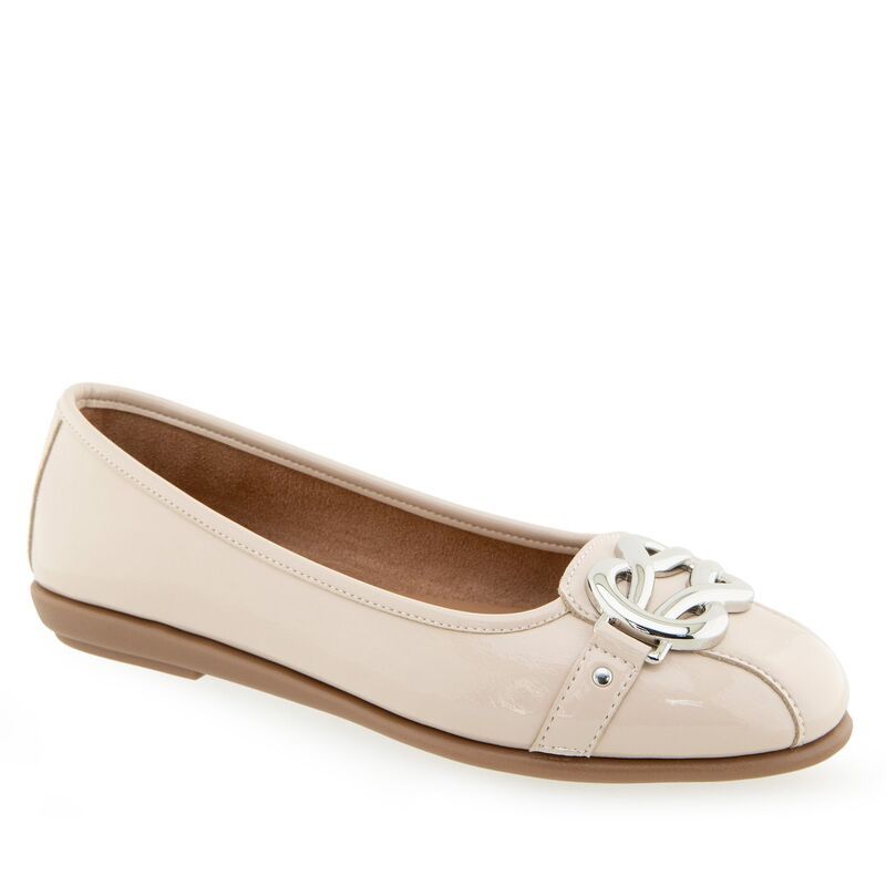 エアロソールズ レディース シューズ サンダル Aerosoles Big Bet Womens Flatstone Crinkle Patent ストーン