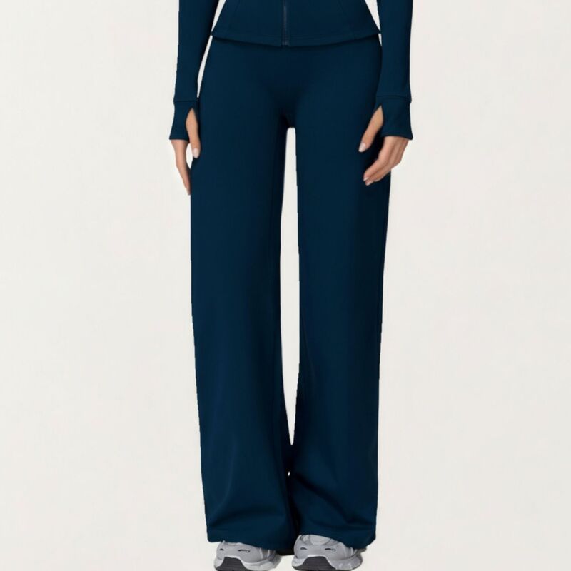 アンナカシ レディース ボトムス カジュアルパンツ ワイドレッグ ハイウエスト AnnaKaci Womens High Waist Wide Leg Athletic Pants with Smoo
