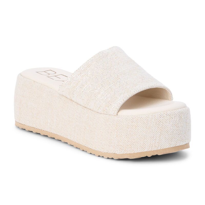 ビーチバイマティス レディース シューズ サンダル プラットフォーム Beach by Matisse Pismo Womens Platform Sandalsilver Speckle シルバー