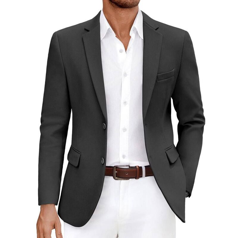 クーファンディ レディース アウター ジャケット・ブルゾン スリムフィット コート ブレザー COOFANDY Men Blazer Casual Sport Coatslim Fit Lightwe