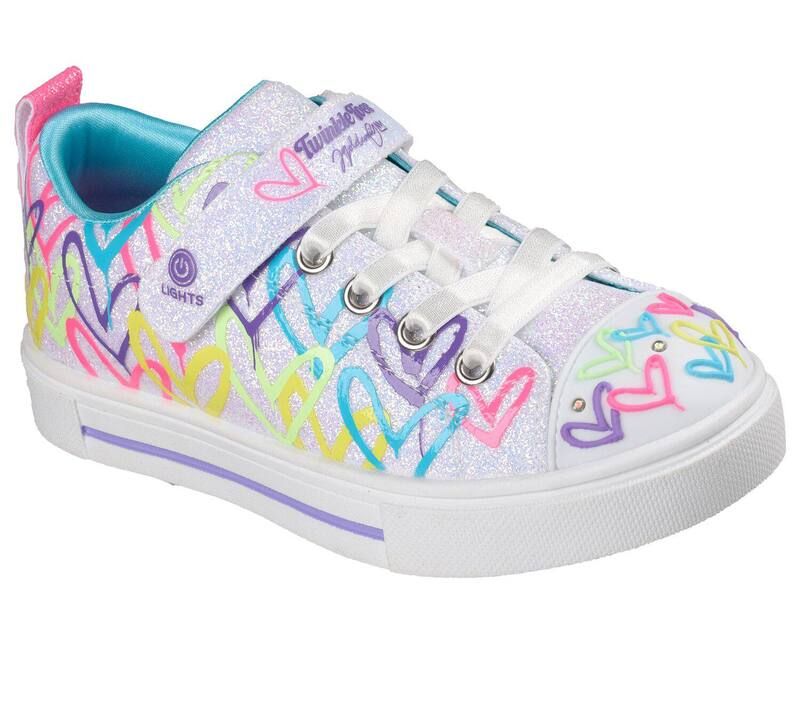 スケッチャーズ レディース シューズ スニーカー Skechers Twinkle Toes Twinkle Sparks Love Medley Little Kid Girls LightUp S