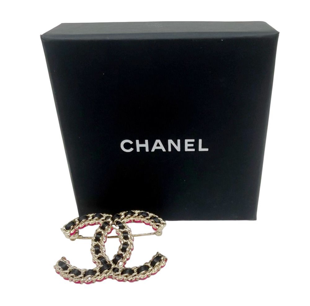 新品同様】CHANEL シャネル CCブローチ ココブローチ B23B シャンパン