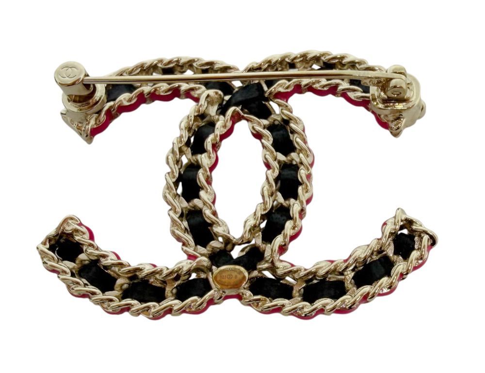 新品同様】CHANEL シャネル CCブローチ ココブローチ B23B シャンパン