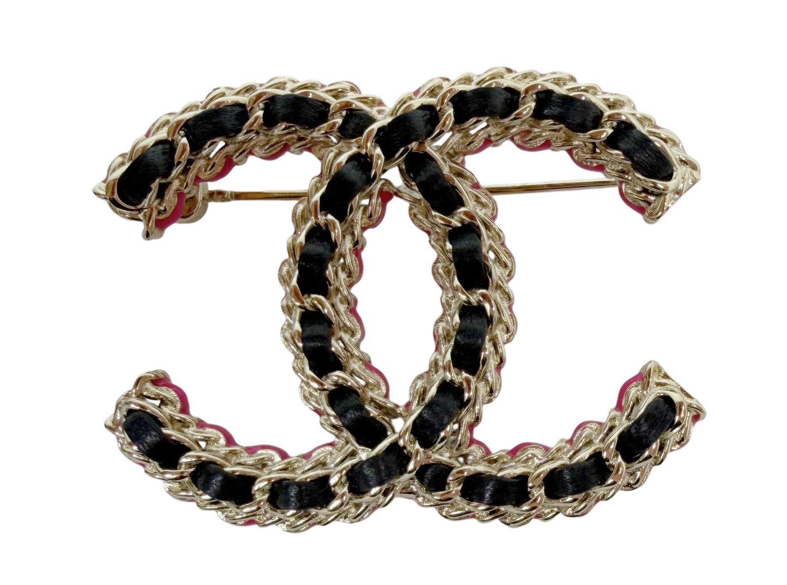 新品同様】CHANEL シャネル CCブローチ ココブローチ B23B シャンパン