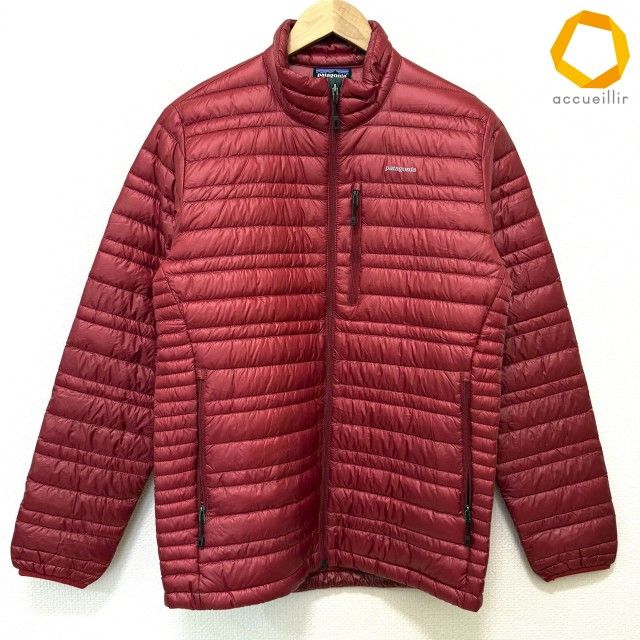 #wnc パタゴニア patagonia ジャケット S 赤 ダウンジャケット ジップアップ メンズ [1011075]