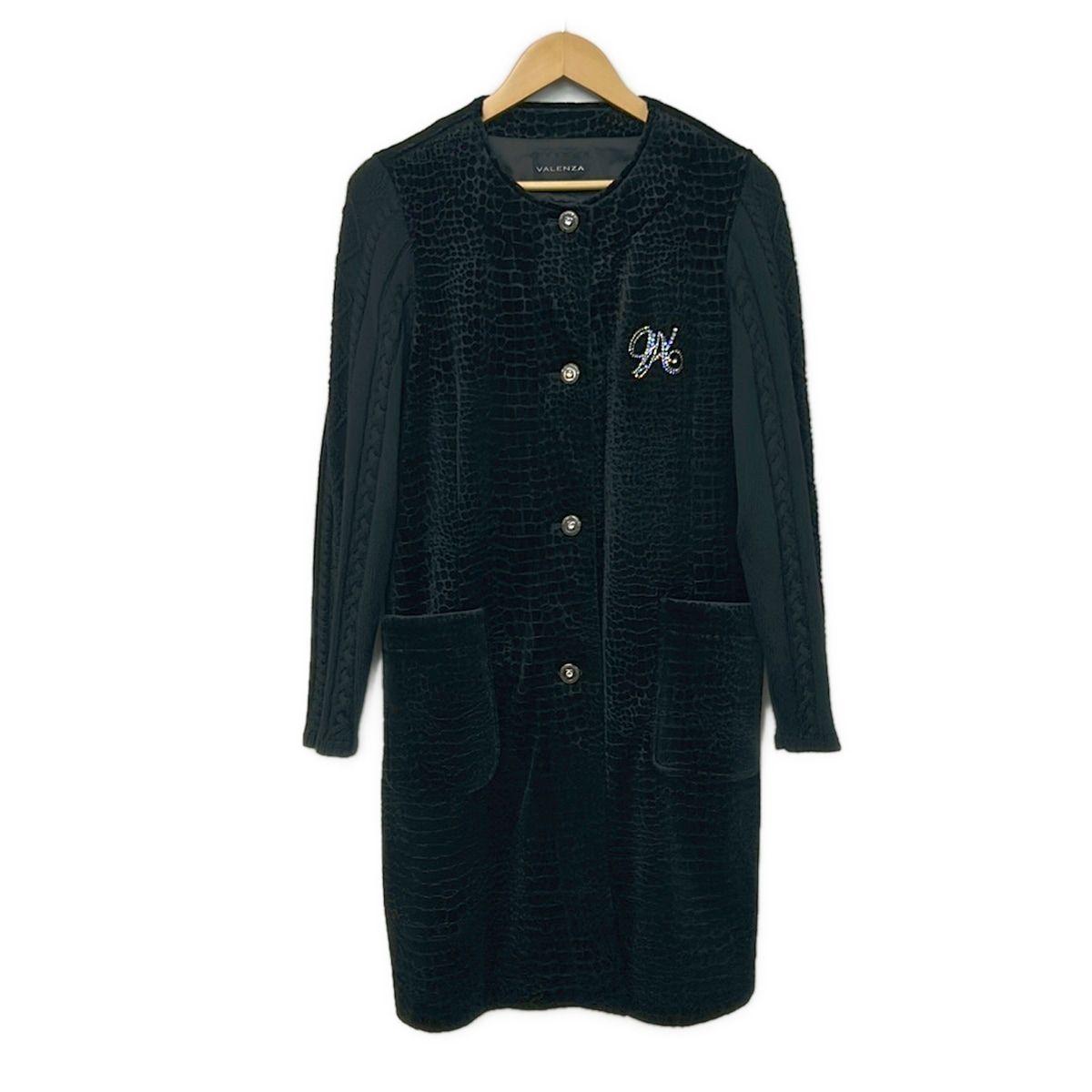 レディース VALENZA(バレンザ) コート サイズ44 L レディース美品 - 黒 