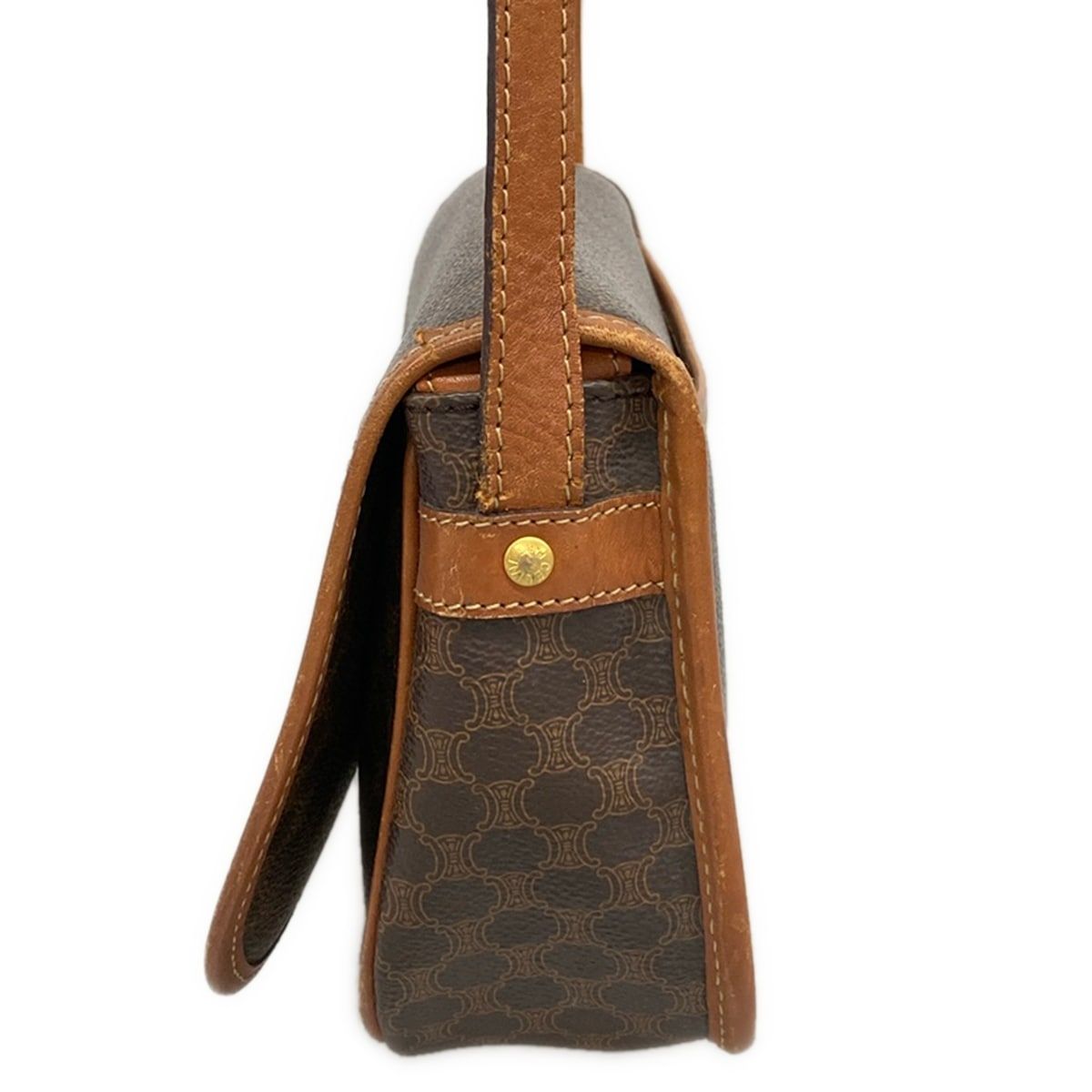 CELINE(セリーヌ) ショルダーバッグ マカダム柄 ダークブラウン 