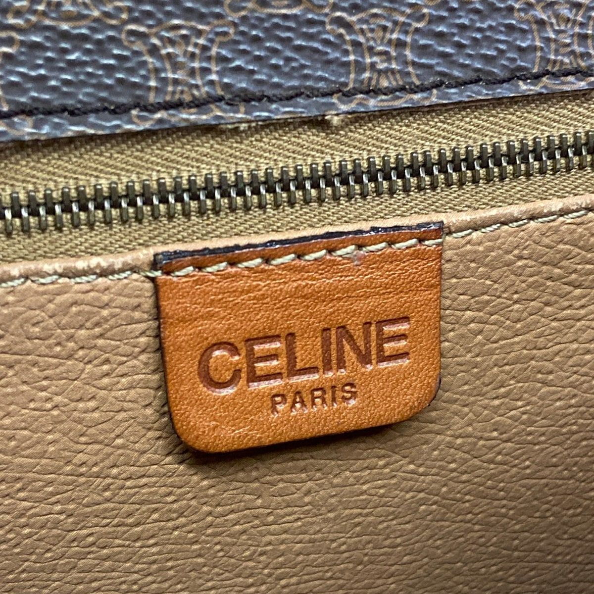 CELINE(セリーヌ) ショルダーバッグ マカダム柄 ダークブラウン 