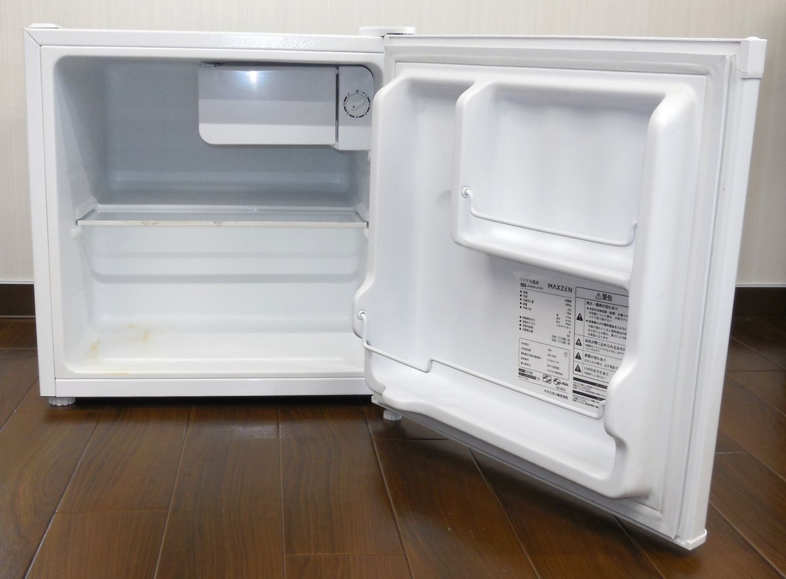 配送地域限定 送料無料]2021年製 1ドア冷蔵庫 マクスゼン JR046ML01WH