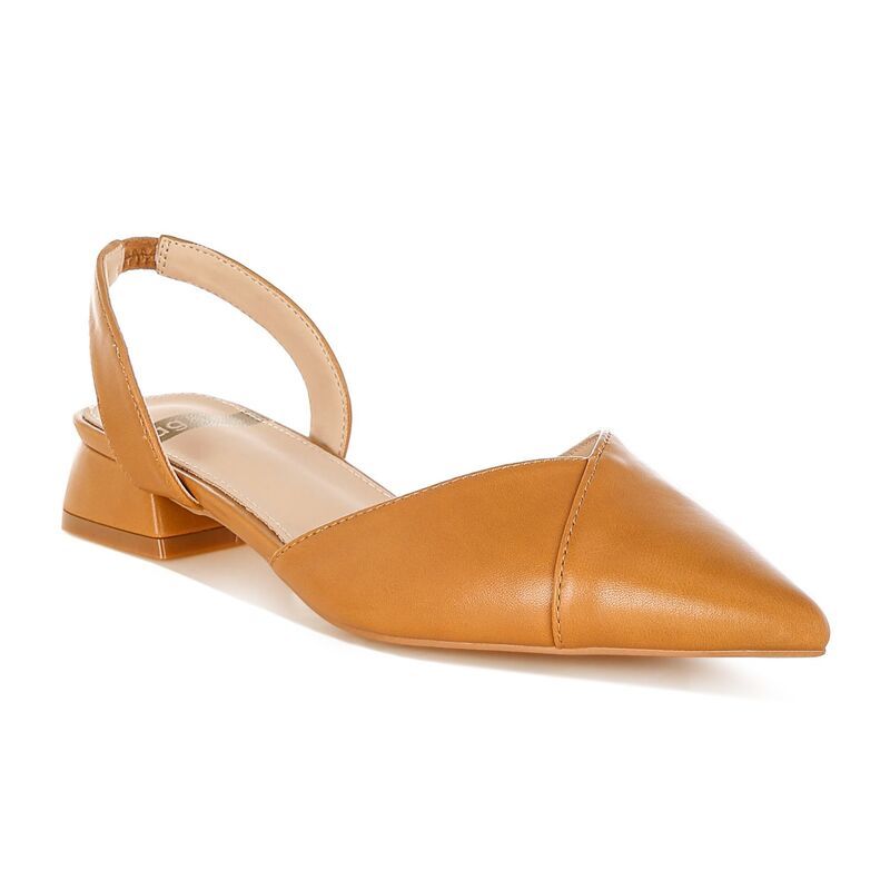 ラグアンドコー レディース シューズ サンダル ヒール Rag Co Tijay Womens Pointed Toe Block Heel Pumps Tan タン