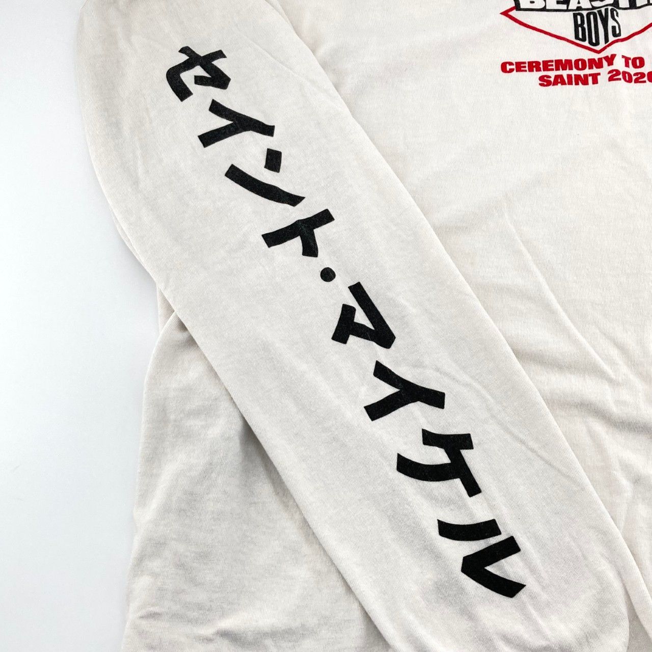 SAINT MICHAEL（セントマイケル） BTB LS TEE BEASTIEBOYS WHITE 26SS 