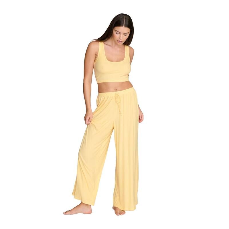 クープ レディース アンダーウェア ナイトウェア シルク CUUP The Drawstring Pant Modal Silk Rib Honey