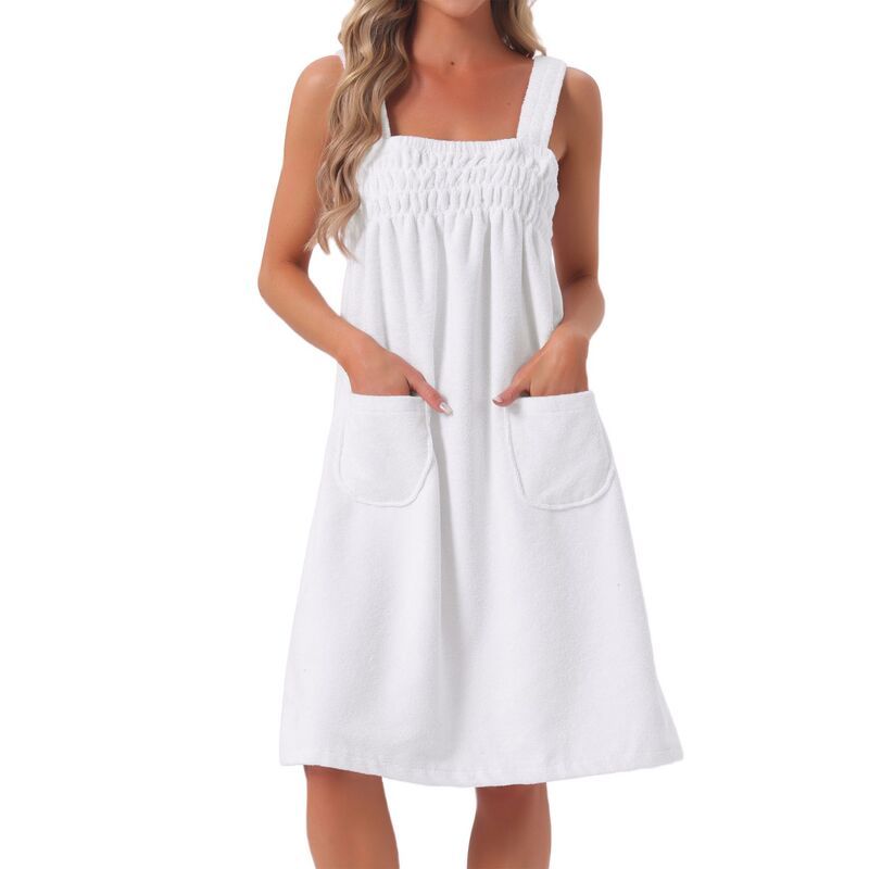 インスパイア シック レディース アンダーウェア ナイトウェア INSPIRE CHIC Womenshower Towels Cover Up Wrap Wearable Bathrobe Arou