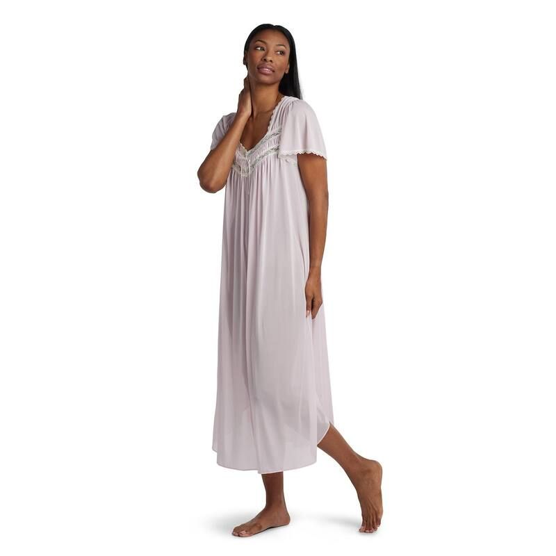 ミスエレインエッセンシャルズ レディース アンダーウェア ナイトウェア シルク Womens Miss Elainessentialsilk Essence Tricot Short Sleeve L