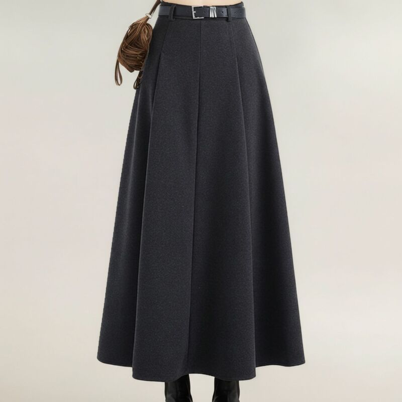 アンナカシ レディース ボトムスカート A ライン ハイウエスト マキシ AnnaKaci Womens High Waist Full ALine Maxi Skirt with Structure