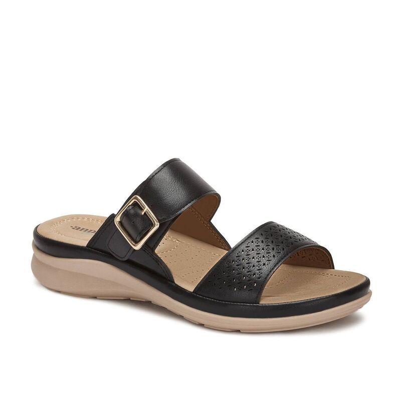 アンドレア レディース シューズ サンダル Andrea Comfort Padded Footbed Sandals 65413 Black ブラック 14,985円