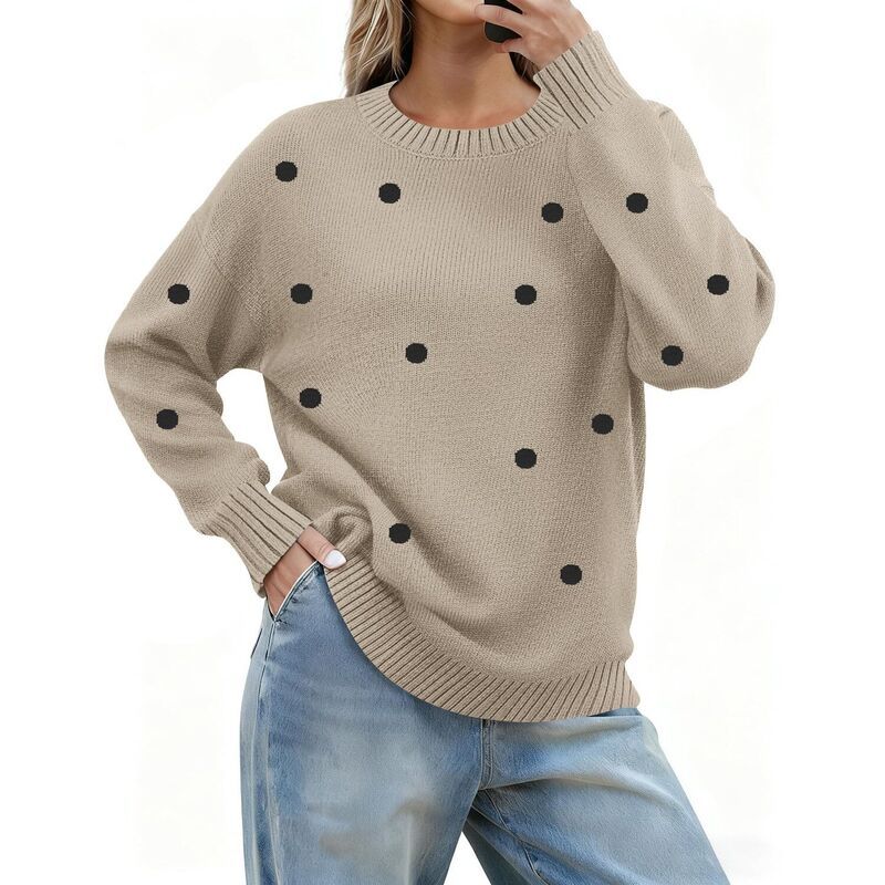 ジーグー レディース アウター ニット・セーター クルーネック リブ Zeagoo Womens Fall Crewneck Ribbed Knit Pullover Sweater Loose Fi