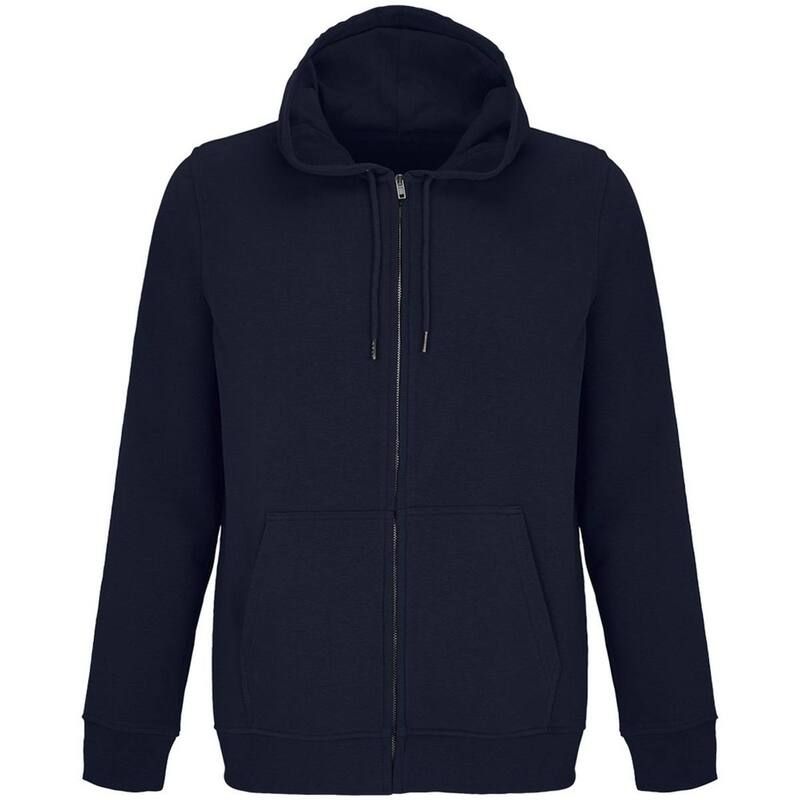 ソルズ レディース アウター ニット・セーター パーカー SOLS Unisex Adult Calipso Full Zip Hoodie French Navy ネイビー