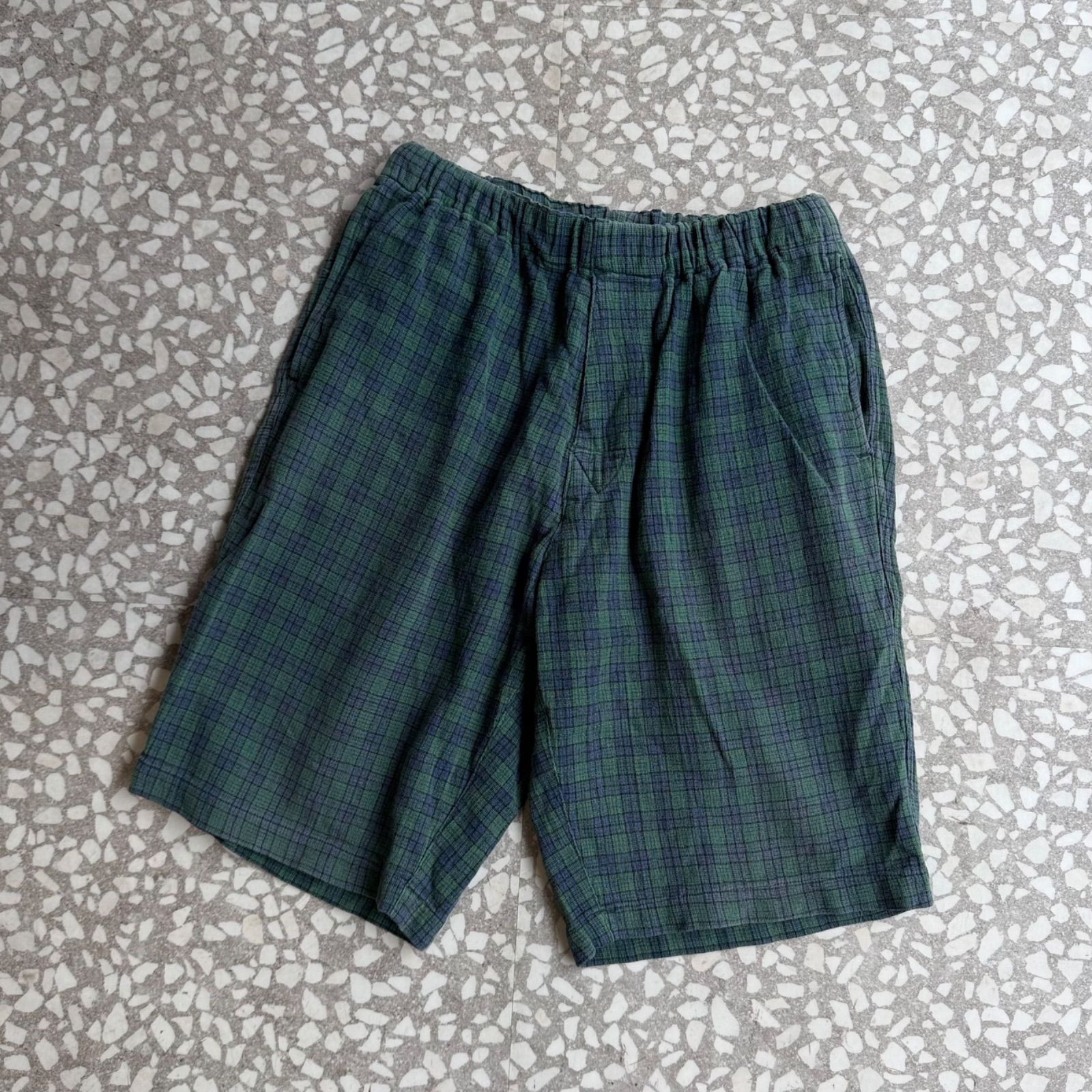 [ Archive アーカイブ Y2K ] GOOD ENOUGH / 90’s- short pants size M グッドイナフ　ハーフパンツ　初期　チェック　アーカイブ　裏原　 当時もの　NIGO