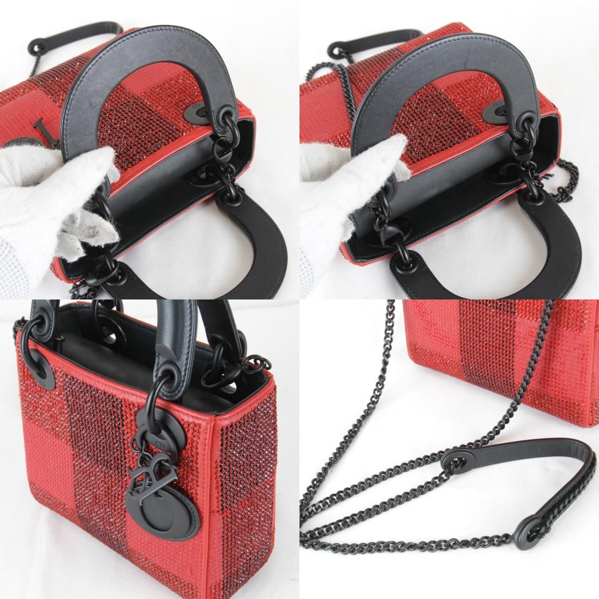 極美品『USED』 クリスチャンディオール ショルダーバッグ レザー 