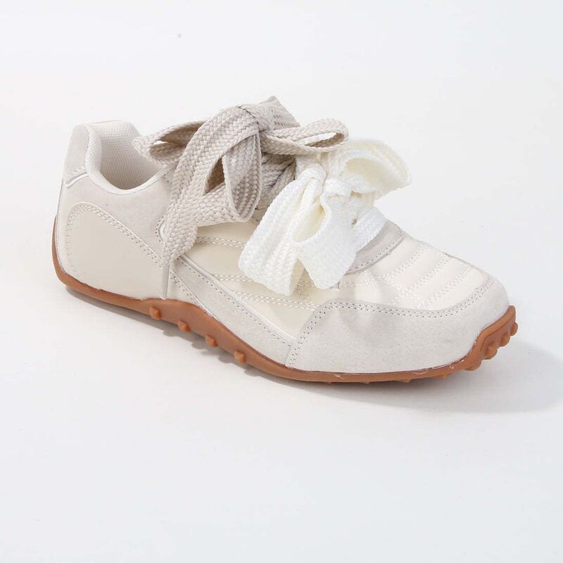 バーネス レディース シューズ スニーカー レース BERNESS Lacey Double Lace Sneakers Cream クリーム