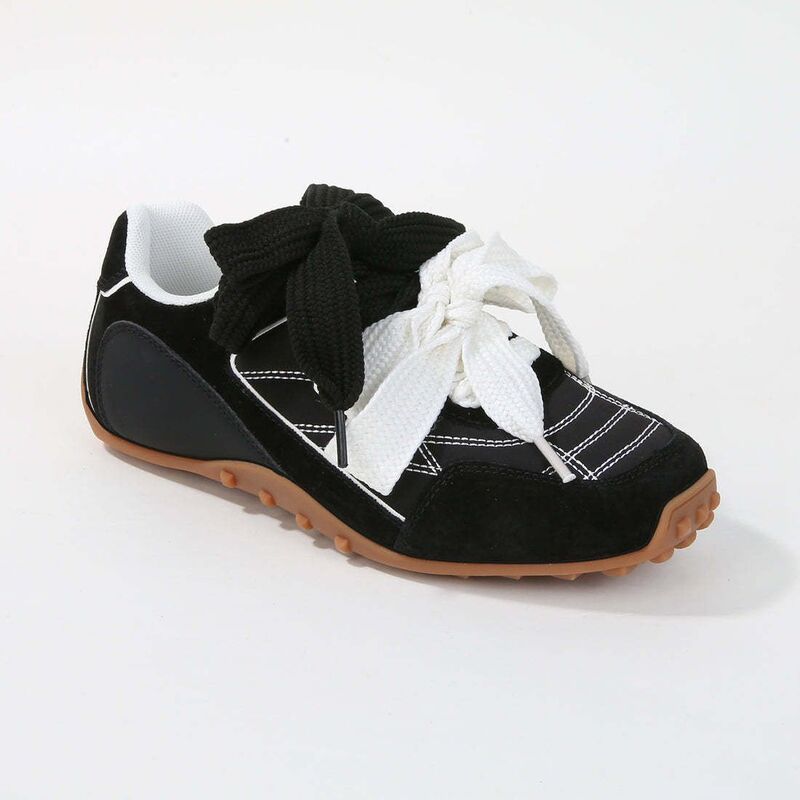 バーネス レディース シューズ スニーカー レース BERNESS Lacey Double Lace Sneakers Black ブラック
