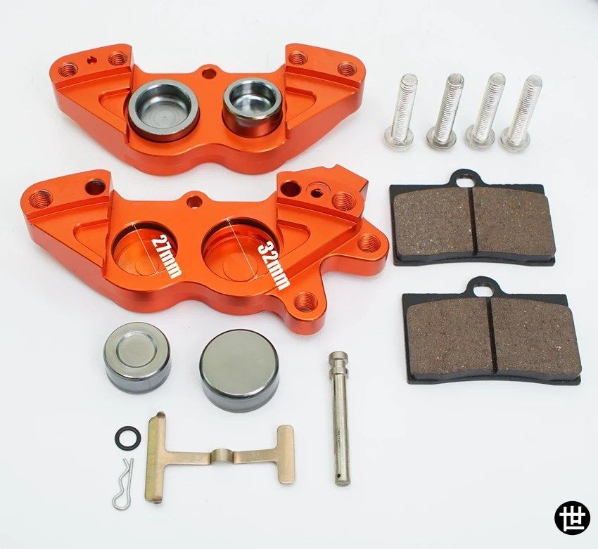 MOTO 200MM 220MM 260MM ディスクローターブレーキキャリパーブラケットフロント FAST 30MM コア左側オートバイブレーキディスクキャリパー