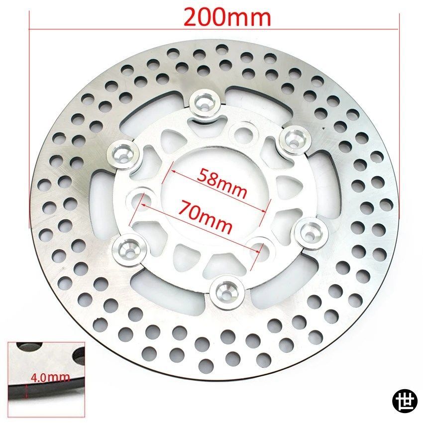 MOTO 200MM 220MM 260MM ディスクローターブレーキキャリパーブラケットフロント FAST 30MM コア左側オートバイブレーキディスクキャリパー