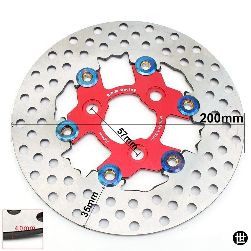 MOTO 200MM 220MM 260MM ディスクローターブレーキキャリパーブラケットフロント FAST 30MM コア左側オートバイブレーキディスクキャリパー
