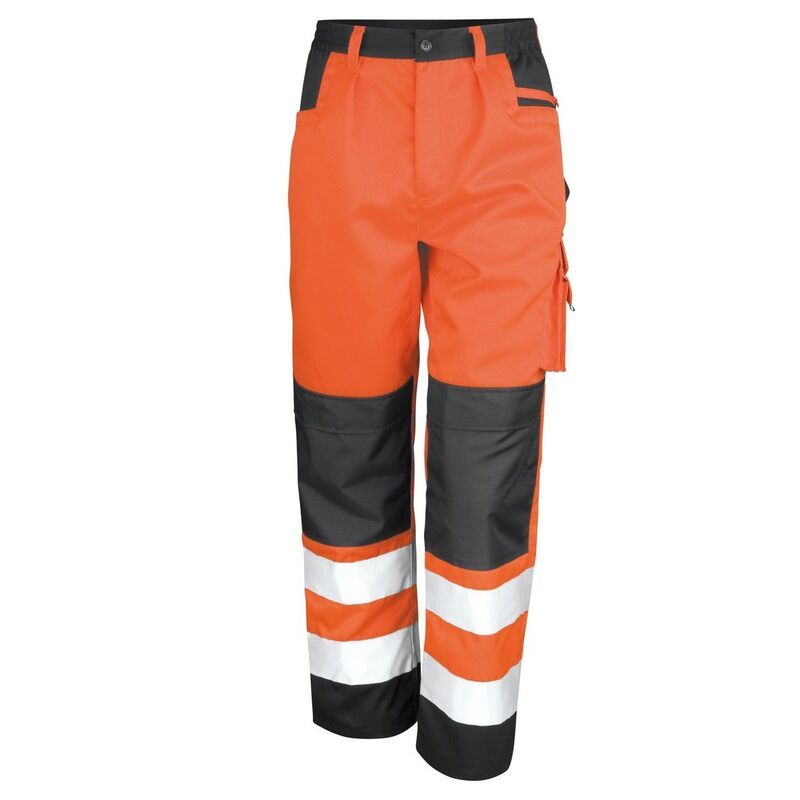 リザルト レディース ボトムス カジュアルパンツ Result Core Unisex Adult HiVisafety Cargo Trousers Orange オレンジ