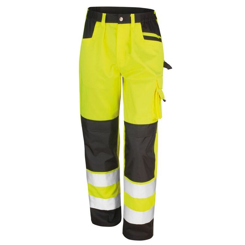 リザルト レディース ボトムス カジュアルパンツ Result Core Unisex Adult HiVisafety Cargo Trousers Yellow イエロー