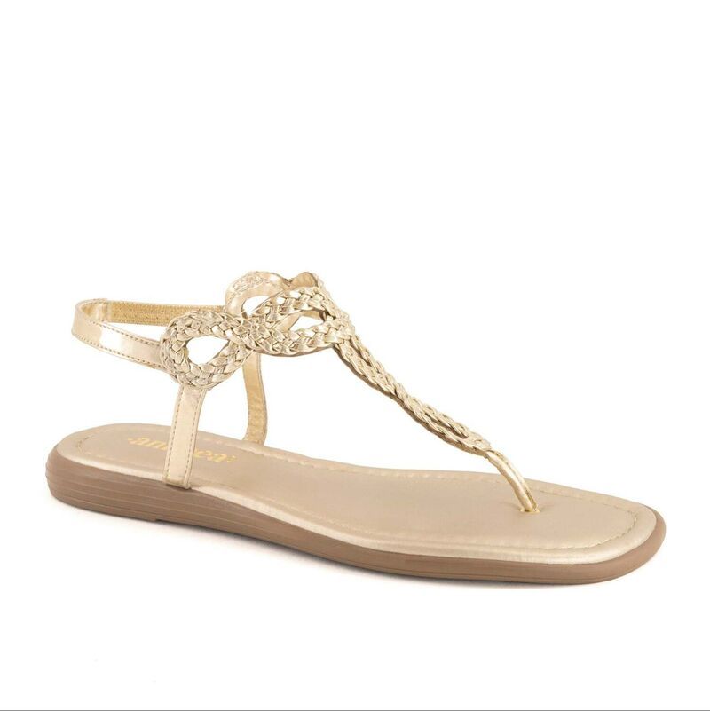 アンドレア レディース シューズ サンダル Andrea Womens Flat Sandals 959183906989 Gold ゴールド