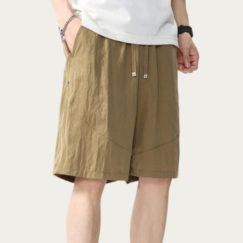 アンナカシ レディース ボトムス ハーフパンツ・ショーツ リラックスフィット ドローコードウエスト ショートパンツ AnnaKaci Mens Drawstring Waist Relaxed Fit