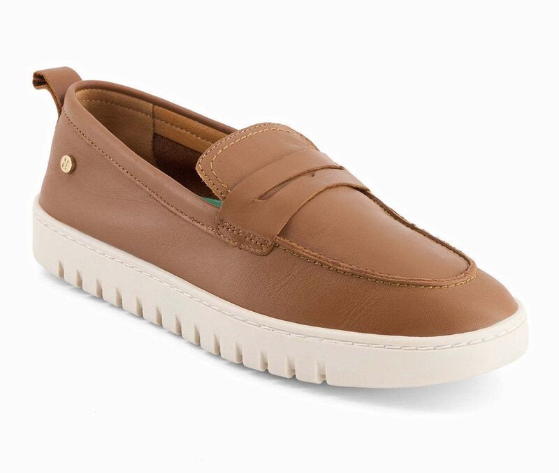アンドレア レディース シューズ スリッポン・ローファー レザー Andrea Womens Leather Loafers llight weight 90554 Honey