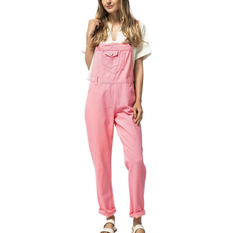 アンナカシ レディース ボトムス カジュアルパンツ ヴィンテージ オーバーオール AnnaKaci Womens Vintage Straightleg Overalls Pink ピンク