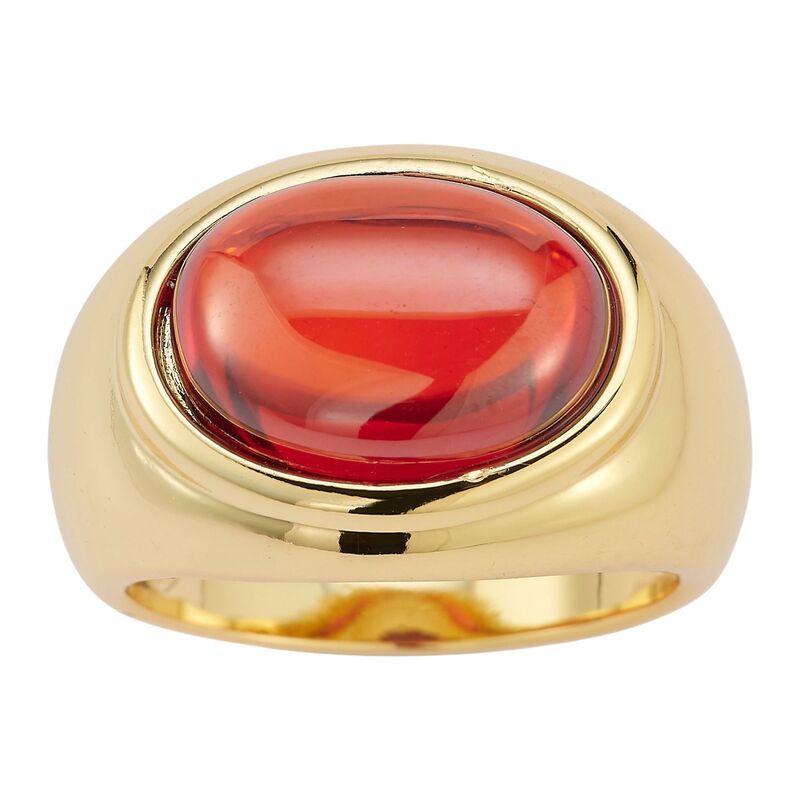 ウィンクス レディース アクセサリー リング WINX Oval Cubic Zirconia Ringold Tone ゴールド