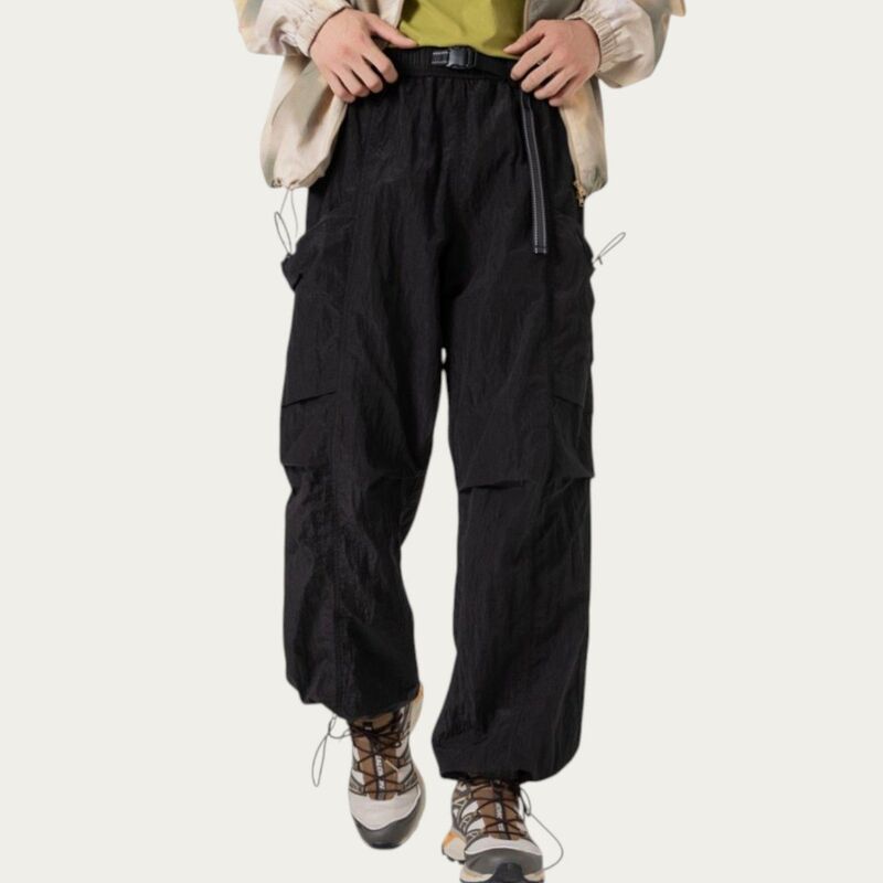 アンナカシ レディース ボトムス カジュアルパンツ カーゴパンツ AnnaKaci Mens Oversized Cargo Pants with Adjustable Drawstring Hem
