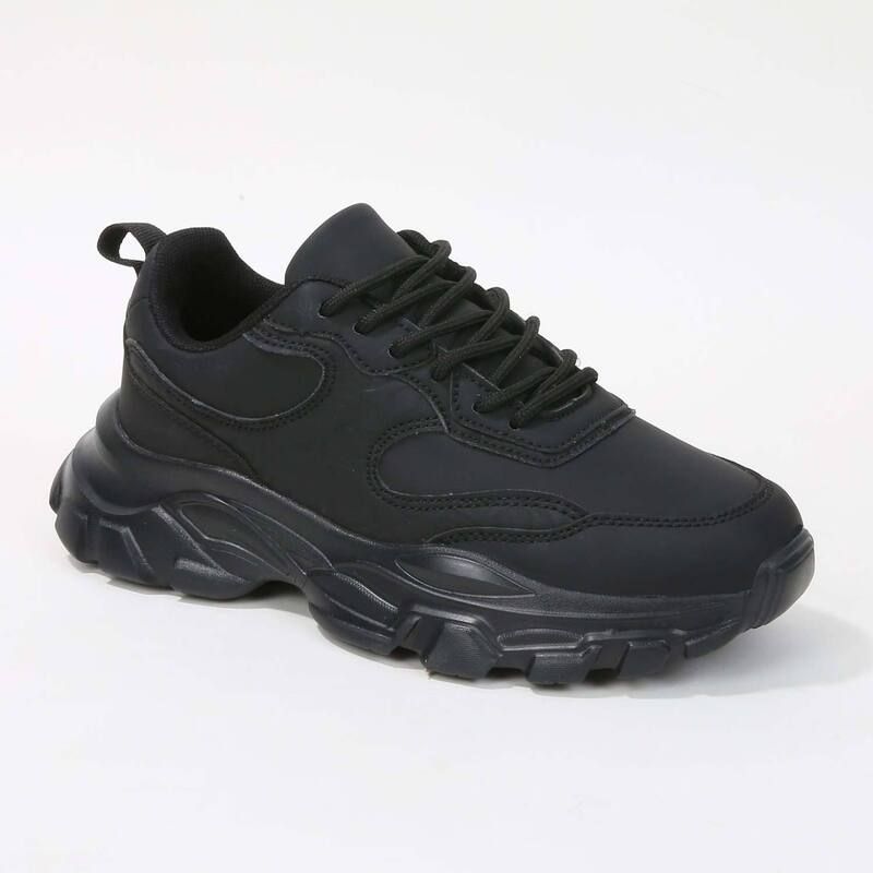 バーネス レディース シューズ スニーカー BERNESS Lidia Mixed Material Sneakers Black ブラック