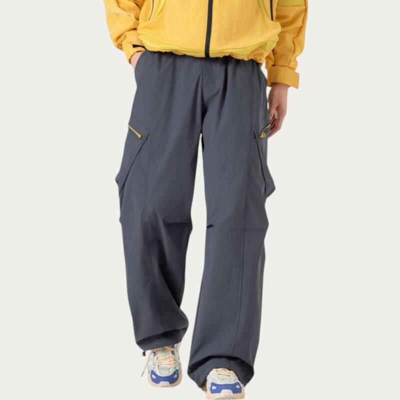 アンナカシ レディース ボトムス カジュアルパンツ リラックスフィット カーゴパンツ ドローコードウエスト AnnaKaci Mens Relaxed Fit Cargo Pants with Sid