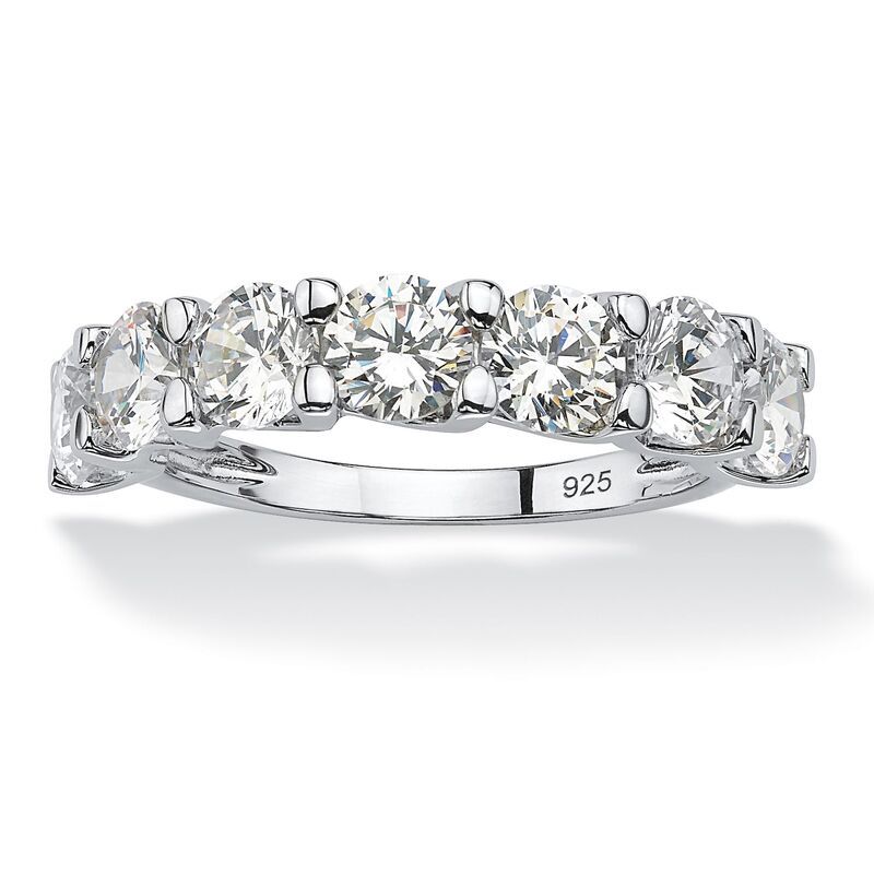 パームビーチジュエリー レディース アクセサリー リング PalmBeach Jewelry 350 CTW Cubic Zirconianniversary Ringold Plated Silve