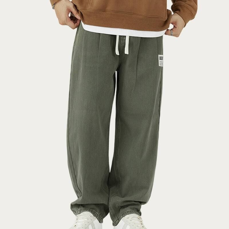 アンナカシ レディース ボトムス カジュアルパンツ リラックスフィット ストレート ニット AnnaKaci Mens Relaxed Fit Straight Leg Drawstring Pant