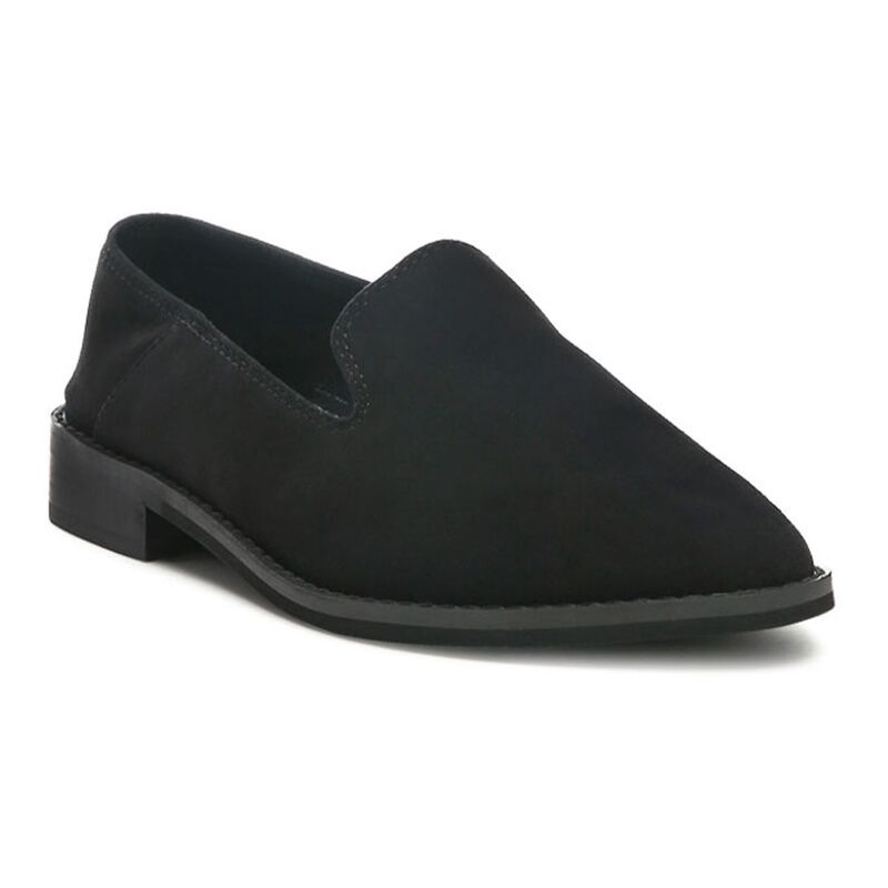 ラグアンドコー レディース シューズ スリッポン・ローファー スエード Rag Coliwia Classic Suede Womens Loafers Black ブラック