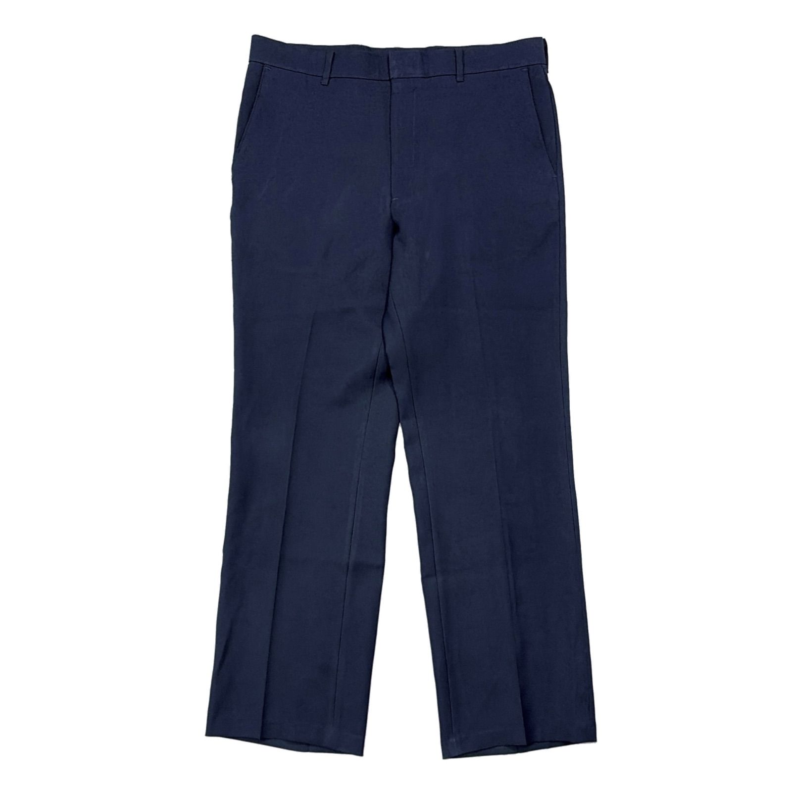 80s LEVIS リーバイス アクションスラックス パンツ 紺 ネイビー W36