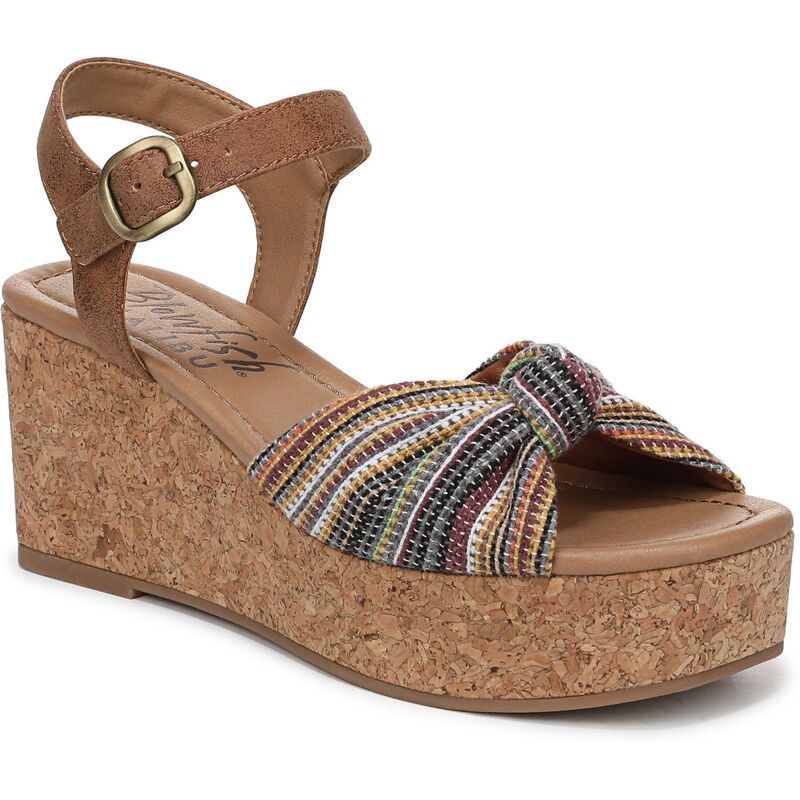 ブローフィッシュマリブ レディース シューズ サンダル Blowfish Malibu Adore Womens Wedge Slingback Sandals Multi マルチカラー