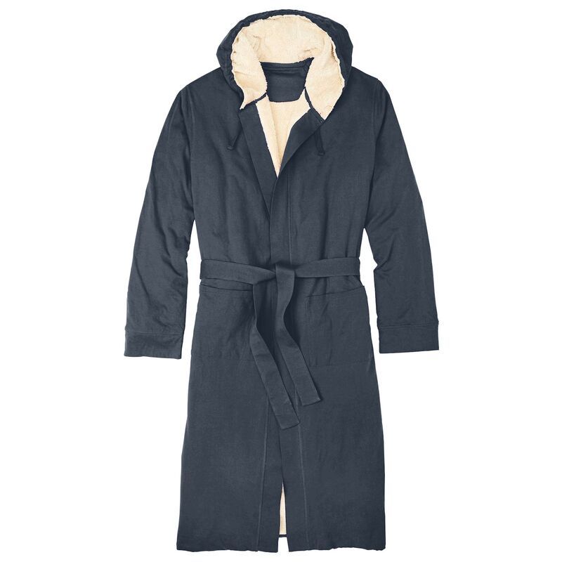 キングサイズ レディース アンダーウェア ナイトウェア トール Kingsize Mens Big Tall Sherpalined Robe Carbon